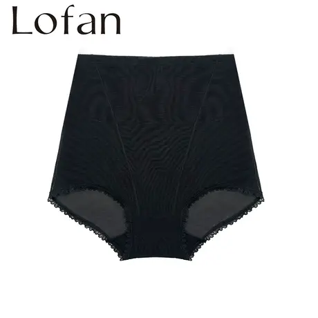Lofan高腰提臀收腹束腰锗元素三角短束裤显瘦产后塑裤2008图片