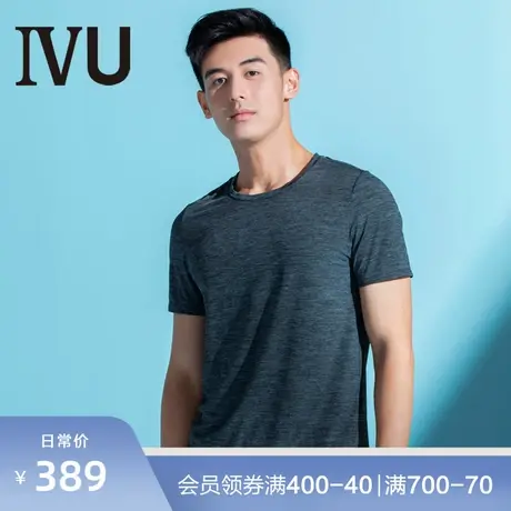 安莉芳旗下IVU男士圆领短袖T恤可外穿舒适家居上衣UF00034图片