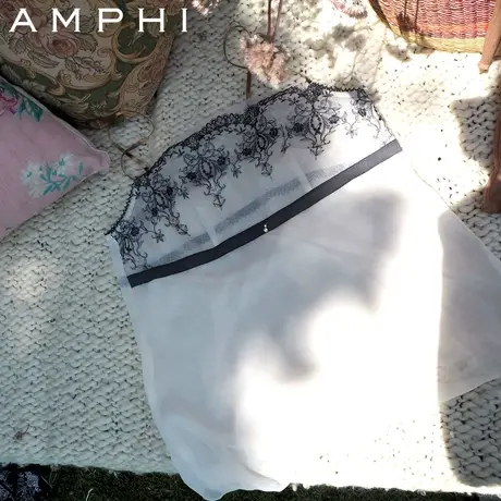 amphi华歌尔旗下 日系少女蕾丝打底吊带衫 AC3520图片