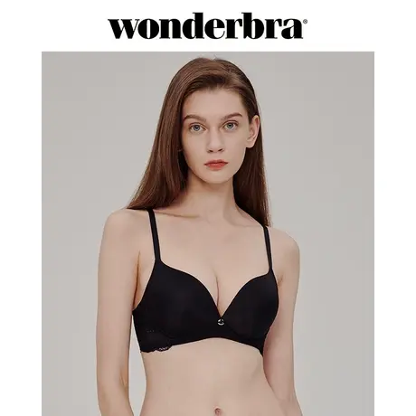 WONDERBRA收副乳文胸无钢圈胸罩聚拢性感纯色内衣图片
