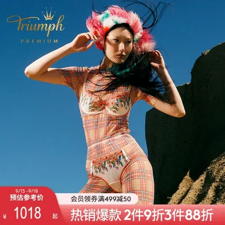 Triumph黛安芬Premium SHUTING QIU联名蕾丝内衣套装女16-8903商品大图