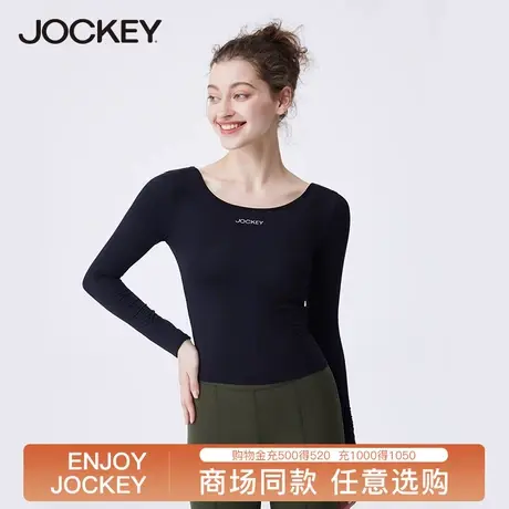 jockey女瑜伽服健身跑步长袖T恤春夏季轻薄透气上衣莫代尔棉衣服图片