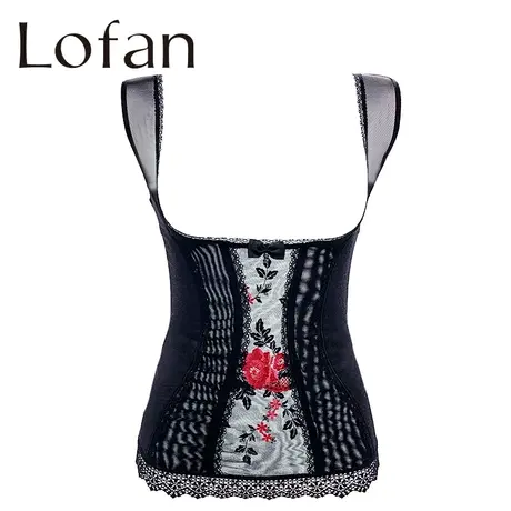 Lofan收腰束腹塑形上托胸围聚拢瘦身调整型美体塑身衣1008商品大图