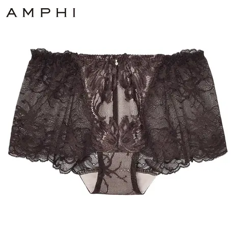 amphi华歌尔旗下 日系少女唯美性感蕾丝平角内裤 AP2539图片