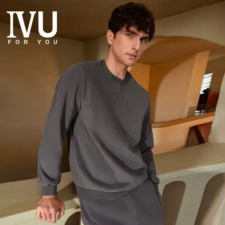 安莉芳旗下IVU双层摇粒绒男士家居服套装秋季加厚睡衣睡裤ULW0150商品大图